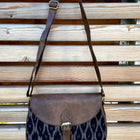 flap crossbody handbag in Ikat pattern (++ color options)