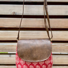 piccolino flap crossbody handbag in paisley pattern