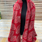 boho shawl (reversible) leaf (++ color options)