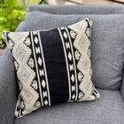 Cushion Cover-Aztec pattern1 in black and white