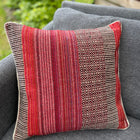 Cushion Cover-border stripes pattern2 in red