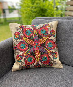 Cushion Cover-peacock pattern