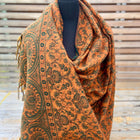 Tusha boho shawl (reversible in jaal pattern)-3