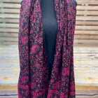 Tusha boho shawl (reversible in jaal pattern)-4