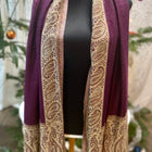 Reversible / two-sided soft shawl